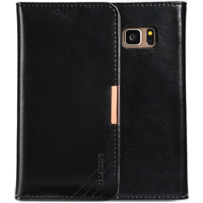 Samsung Galaxy Note 7 (N930) „Kalaideng“ Royale ādas atvēramais melns maciņš / Vacins.lv