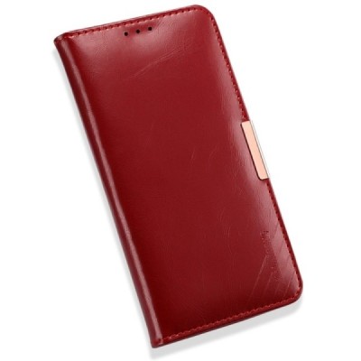 „Kalaideng“ Royale atverčiamas raudonas odinis Samsung Galaxy Note 7 (N930) dėklas / Priedai.lt