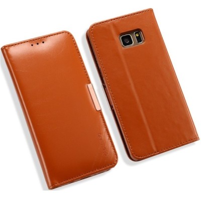 „Kalaideng“ Royale atverčiamas rudas odinis Samsung Galaxy Note 7 (N930) dėklas / Priedai.lt