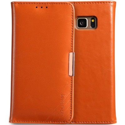 „Kalaideng“ Royale atverčiamas rudas odinis Samsung Galaxy Note 7 (N930) dėklas / Priedai.lt