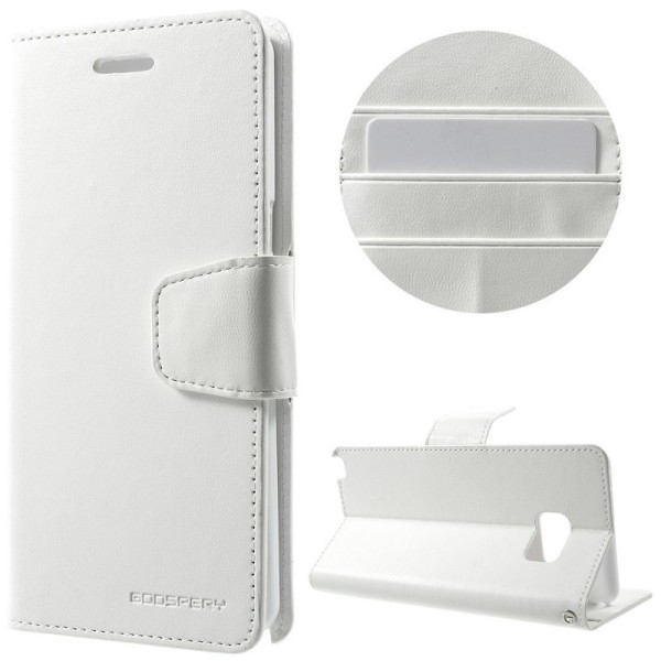 „Mercury“ Sonata atverčiamas dėklas - baltas (Galaxy Note 7)
