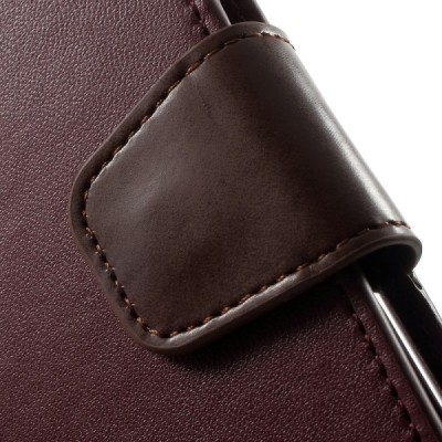 Samsung Galaxy Note 7 (N930) Mercury Sonata atvērams bordo ādas futrālis - maciņš / Vacins.lv