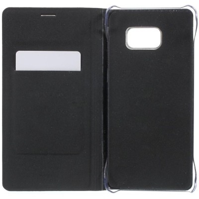 Samsung Galaxy Note 7 (N930) melns atvēramais Smart Wallet ādas maciņš - maks / Vacins.lv
