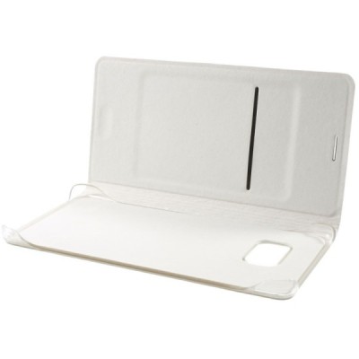 Samsung Galaxy Note 7 (N930) balts atvēramais Smart Wallet ādas maciņš - maks / Vacins.lv