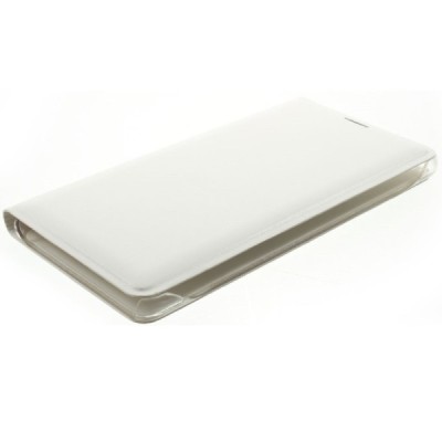 Samsung Galaxy Note 7 (N930) balts atvēramais Smart Wallet ādas maciņš - maks / Vacins.lv