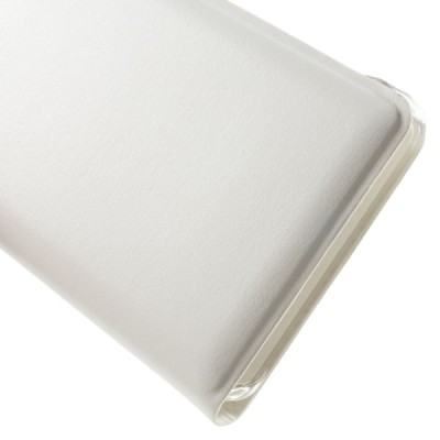 Samsung Galaxy Note 7 (N930) balts atvēramais Smart Wallet ādas maciņš - maks / Vacins.lv