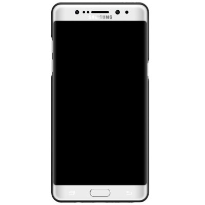 Samsung Galaxy Note 7 (N930) Nillkin Frosted Shield melns plastmasas futrālis + ekrāna aizsargplēve / Vacins.lv