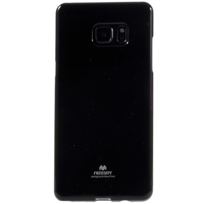 Samsung Galaxy Note 7 (N930) Mercury melns cieta silikona (TPU) apvalks / vacins.lv