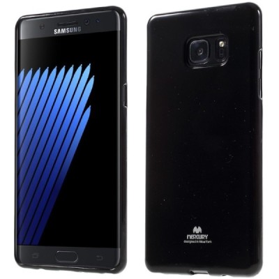 Samsung Galaxy Note 7 (N930) Mercury melns cieta silikona (TPU) apvalks / vacins.lv