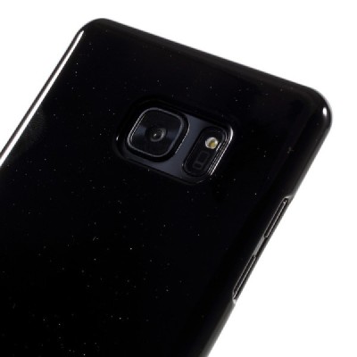 Samsung Galaxy Note 7 (N930) Mercury melns cieta silikona (TPU) apvalks / vacins.lv
