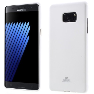 Samsung Galaxy Note 7 (N930) Mercury baltas kieto silikono tpu dėklas - nugarėlė / Priedai.lt
