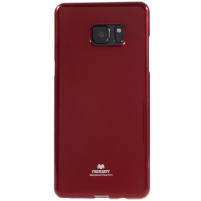 Samsung Galaxy Note 7 (N930) Mercury sarkans cieta silikona (TPU) apvalks / vacins.lv