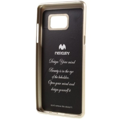 Samsung Galaxy Note 7 (N930) Mercury zelta cieta silikona (TPU) apvalks / vacins.lv