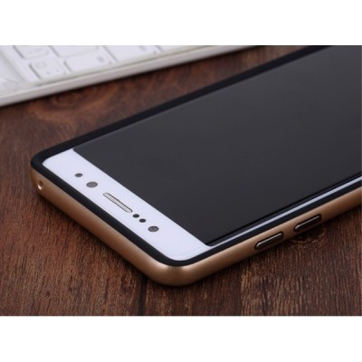 „Rock“ Royce sustiprintos apsaugos Samsung Galaxy Note 7 (N930) juodas aukso spalvos apvadais kieto silikono (TPU) ir plastiko d