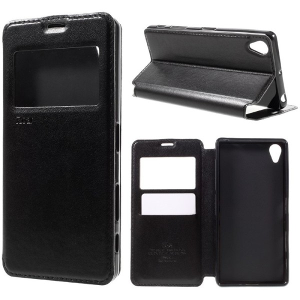 „Roar“ Noble atverčiamas dėklas - juodas (Xperia X)