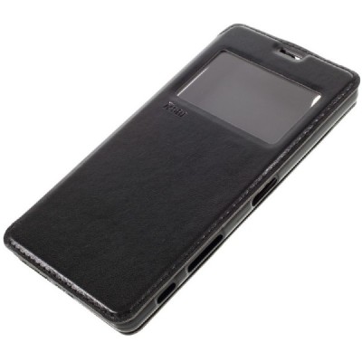 Roar Noble atverčiamas Sony Xperia X (F5121, F5122) juodas odinis dėklas / Priedai.lt