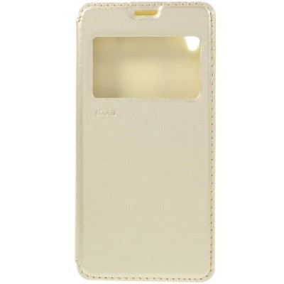 Roar Noble atverčiamas Sony Xperia X (F5121, F5122) auksinis odinis dėklas / Priedai.lt