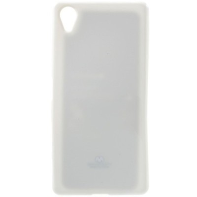 Sony Xperia X (F5121, F5122) Mercury balts cieta silikona (TPU) apvalks / vacins.lv