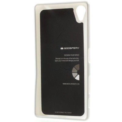 Sony Xperia X (F5121, F5122) Mercury balts cieta silikona (TPU) apvalks / vacins.lv