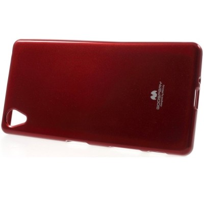 Sony Xperia X (F5121, F5122) Mercury raudonas kieto silikono tpu dėklas - nugarėlė / Priedai.lt