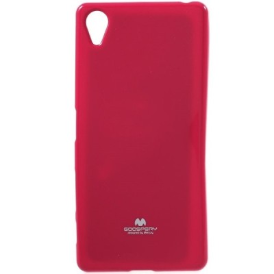 Sony Xperia X (F5121, F5122) Mercury tumši rozs cieta silikona (TPU) apvalks / vacins.lv