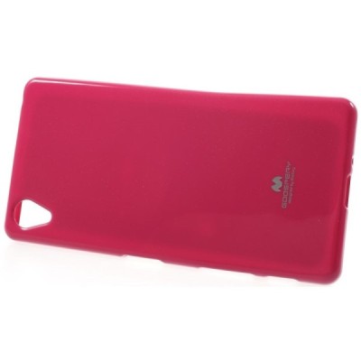 Sony Xperia X (F5121, F5122) Mercury tumši rozs cieta silikona (TPU) apvalks / vacins.lv