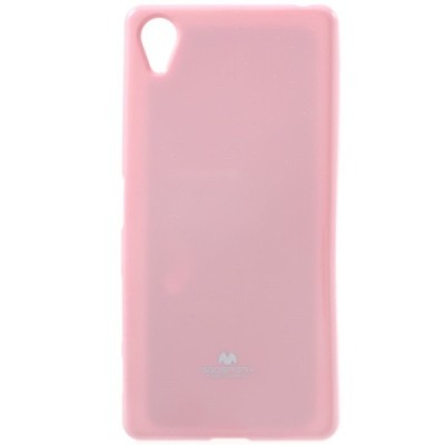 Sony Xperia X (F5121, F5122) Mercury gaiši rozs cieta silikona (TPU) apvalks / vacins.lv