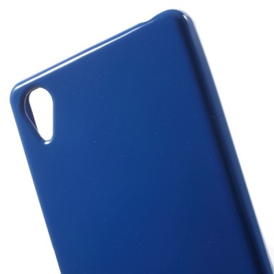 Sony Xperia X (F5121, F5122) Mercury tumši zils cieta silikona (TPU) apvalks / vacins.lv