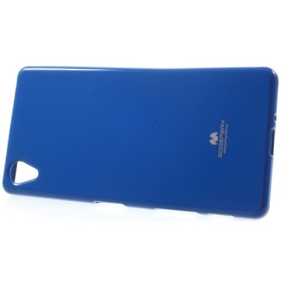 Sony Xperia X (F5121, F5122) Mercury tumši zils cieta silikona (TPU) apvalks / vacins.lv