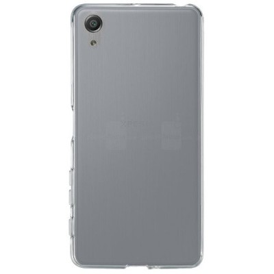 Sony Xperia X (F5121, F5122) dzidrs (caurspīdīgs) cieta silikona TPU pasaulē planākais apvalks / Vacins.lv