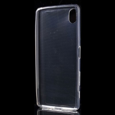 Sony Xperia X (F5121, F5122) dzidrs (caurspīdīgs) cieta silikona TPU pasaulē planākais apvalks / Vacins.lv