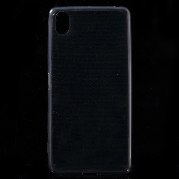 Planākais TPU dzidrs apvalks - pelēks (Xperia X)