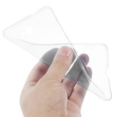 Microsoft Lumia 650 dzidrs (caurspīdīgs) cieta silikona TPU pasaulē planākais apvalks / Vacins.lv