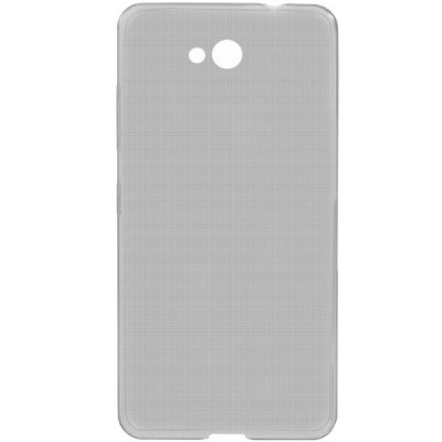 Microsoft Lumia 650 dzidrs (caurspīdīgs) cieta silikona TPU pasaulē planākais pelēks apvalks / Vacins.lv