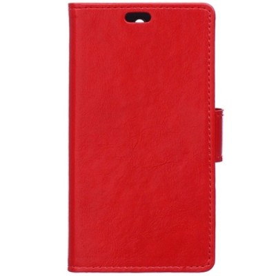 Huawei Y6 Pro (Honor Play 5X, Enjoy 5) atvēramais ādas sarkans maciņš, grāmata (maks) / Vacins.lv