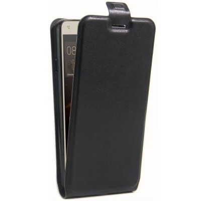 Huawei Y5 II (Huawei Y5 2, Huawei Honor 5, Huawei Honor Play 5, Huawei Honor 5 Play) klasikinis vertikaliai atverčiamas juodas o