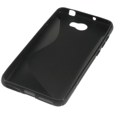 Huawei Y5 II (Huawei Y5 2, Huawei Honor 5, Huawei Honor Play 5, Huawei Honor 5 Play) kieto silikono TPU juodas dėklas - nugarėlė