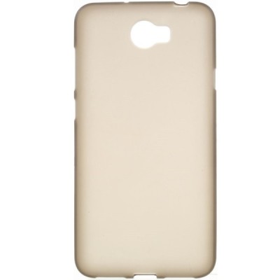 Huawei Y5 II (Huawei Y5 2, Huawei Honor 5, Huawei Honor Play 5, Huawei Honor 5 Play) dzidrs cieta silikona (TPU) pelēks apvalks 