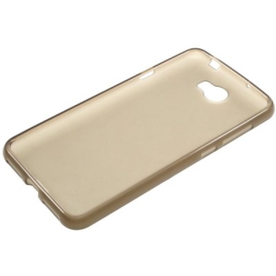 Huawei Y5 II (Huawei Y5 2, Huawei Honor 5, Huawei Honor Play 5, Huawei Honor 5 Play) dzidrs cieta silikona (TPU) pelēks apvalks 