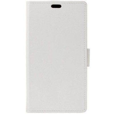 Huawei Y3 II (Huawei Y3 2) atvēramais ādas balts maciņš, grāmata (maks) / Vacins.lv