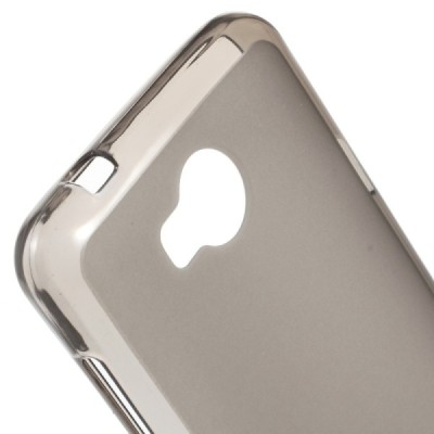 Huawei Y3 II (Huawei Y3 2) dzidrs cieta silikona (TPU) pelēks apvalks / Vacins.lv