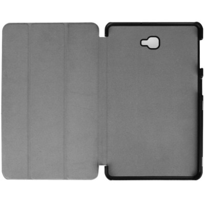 Samsung Galaxy Tab A 10.1 2016 (T580, T585) atverčiamas rožinis odinis dėklas - knygutė / Priedai.lt