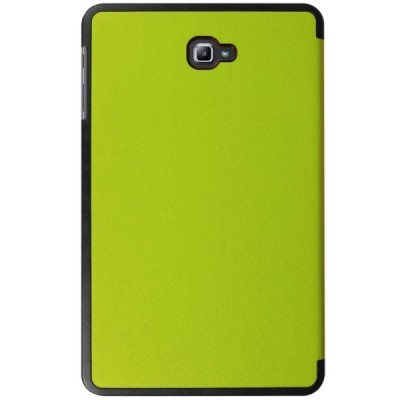 Samsung Galaxy Tab A 10.1 2016 (T580, T585) atverčiamas žalias odinis dėklas - knygutė / Priedai.lt