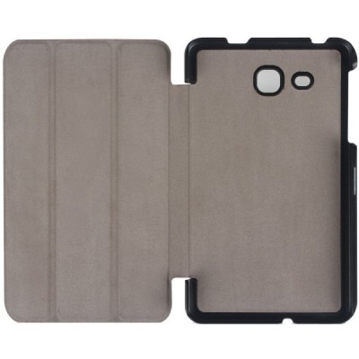 Samsung Galaxy Tab A 7.0 2016 (T280, T285) atverčiamas baltas odinis dėklas - knygutė / Priedai.lt