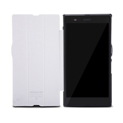 „Nillkin“ Victory Sony Xperia Z Ultra atvēramais melns ādas futrālis - maciņš / Vacins.lv