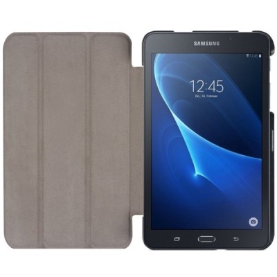 Samsung Galaxy Tab A 7.0 2016 (T280, T285) atverčiamas raudonas odinis dėklas - knygutė / Priedai.lt
