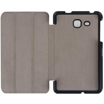 Samsung Galaxy Tab A 7.0 2016 (T280, T285) atverčiamas raudonas odinis dėklas - knygutė / Priedai.lt