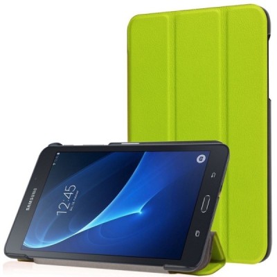 Samsung Galaxy Tab A 7.0 2016 (T280, T285) atvēramais zaļš maciņš / Vacins.lv