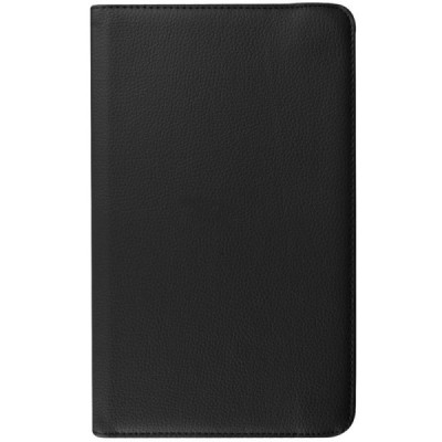 Samsung Galaxy Tab A 7.0 2016 (T280,T285) atverčiamas, sukamas 360 laipsnių, juodas odinis dėklas - stovas / Priedai.lt