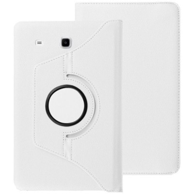 Samsung Galaxy Tab A 7.0 2016 (T280,T285) atvēramais balts ādas maciņš, grozās 360° grādu apjomā / Vacins.lv